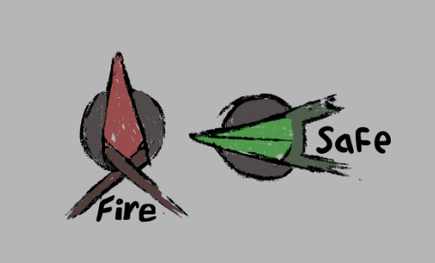 Safety indicator concept art